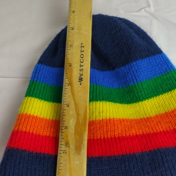 Vtg Retro Pride Rainbow Toboggan 1990s Y2K Hippie Collection - Picture 10 of 12